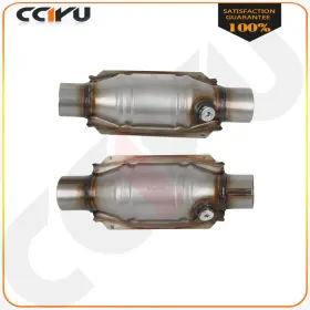 Ze178691le01 Cciyu Universal 2.25 Inch Pair Catalytic Converter 53005 Stainless Steel Left Rear Right