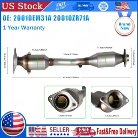 317211181354371 Cfriato Catalytic Converter Gasket Compatible For 2007-2012 Nissan Versa 1.8l