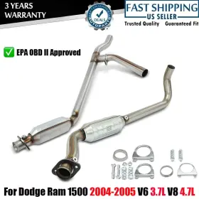52110486aa Congqoo2 2x Left And Right Catalytic Converter For Dodge Ram 1500 2004-2005 V6 3.7l V8 4.7