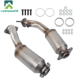 Cg1540053ld Coolgood18 2x Left And Right Side For Cadillac Cts Sts 2008-2011 V6 3.6l Catalytic Converter