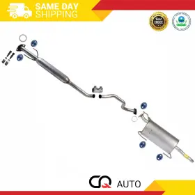 222332 Cq Auto Exhaust System Resonator And Muffler For Nissan Sentra S Sl Sv 2013-2019 1.8l