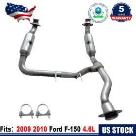 44914 Cq-auto Direct Fit Catalytic Converter For 2009-2010 Ford F-150 4.6l Vin 8 Left And Right