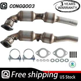 50593 Cq-auto Both Sides Catalytic Converter Direct Fit For Chevrolet Camaro Ss 6.2l 2010-2015