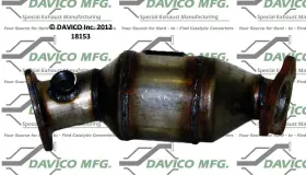 124295 Davico Catalytic Converter-carb Df Cat With Gaskets