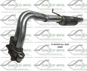 16085 Davico Catalytic Converter-exact-fit Fits 84-88 Vw Scirocco 1.8l-l4