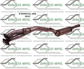 16122 Davico Catalytic Converter-exact-fit