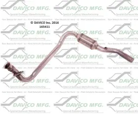 165411 Davico Catalytic Converter-exact-fit