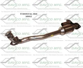 165412 Davico Catalytic Converter-exact-fit