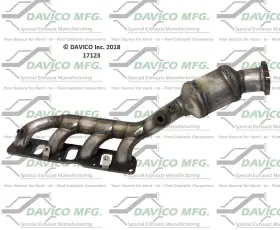 17123 Davico Catalytic Converter-exact-fit - Manifold