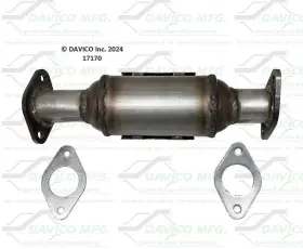 17170 Davico Catalytic Converter-exact-fit