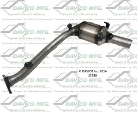 17183 Davico Catalytic Converter-exact-fit Fits 97-99 Porsche Boxster 2.5l-h6