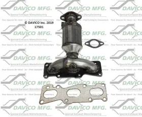17501 Davico Catalytic Converter-exact-fit