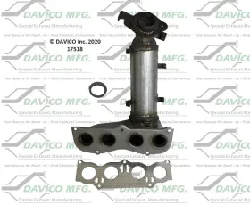 17518 Davico Catalytic Converter-exact-fit Fits 10-12 Lexus Hs250h 2.4l-l4