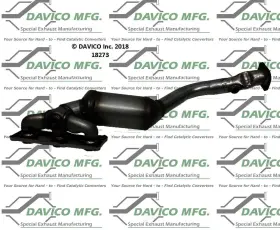 18273 Davico Catalytic Converter-exact-fit - Manifold