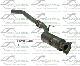 18314 Davico Catalytic Converter-exact-fit