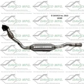18389 Davico Catalytic Converter-exact-fit Fits 94-96 Volvo 850 2.3l-l5