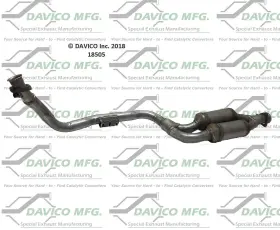 18505 Davico Catalytic Converter-exact-fit Fits 98-00 Mercedes Slk230 2.3l-l4
