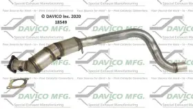 18549 Davico Catalytic Converter-exact-fit Fits 10-13 Porsche Panamera 4.8l-v8