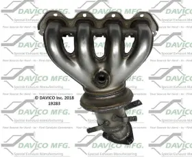 19283 Davico Catalytic Converter-exact-fit - Manifold