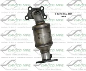 19608 Davico Catalytic Converter-exact-fit