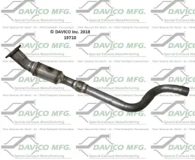 19710 Davico Catalytic Converter-exact-fit