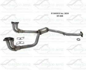 Dy-008 Davico Catalytic Converter-exact-fit Fits 90-94 Subaru Legacy 2.2l-h4