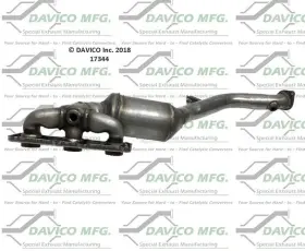 17344 Davico Mfg Catalytic Converter P N