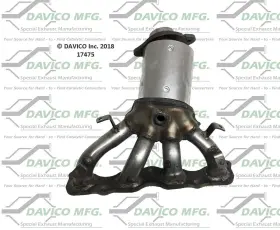 17475 Davico Mfg Direct Fit Catalytic Converter
