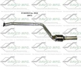18472-ao Davico Mfg Catalytic Converter Fits 2007 2008 Bmw 328xi