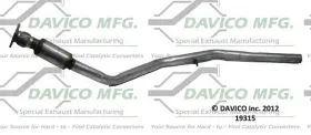 19315 Davico Mfg Catalytic Converter P N