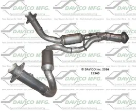 19340 Davico Mfg Catalytic Converter P N
