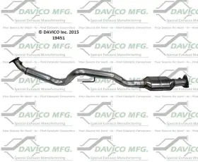 19451-an Davico Mfg Catalytic Converter Fits 2004 2005 Gmc Savana 3500