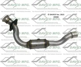 19458 Davico Mfg Catalytic Converter P N