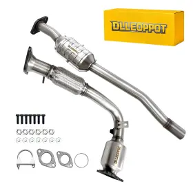 Dl2cheq-p Dlleoppot High Flow Catalytic Converter Kit 2pcs-chevy Equinox 2010-2014