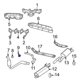 6036816aa Dodge Oe Catalytic Converter Bolt