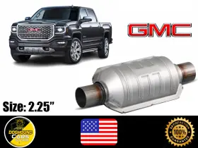 115457 Doghound For All Gmc Catalytic Converter 2.25 Inch High Quality Stainless Steel