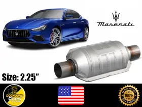 654874 Doghound For All Maserati Catalytic Converter 2.25 Inch High Quality Easy To Fit