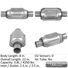 92466 Eastern Convertors Catalytic Converter For Range Rover Evoque Rx300 More