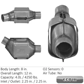 93425 Eastern Convertors Catalytic Converter For Impreza Forester 9-5 More