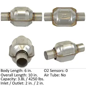 700012 Eastern Manufacturing Emi Catalytic Converter-rwd Mfg Fits 2004 Mercedes Slk320 3.2l-v6