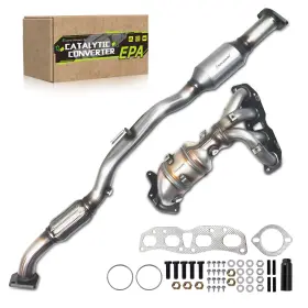 Yl367233 Echo Automiles Front And Rear Catalytic Converter Compatible With Nissan Altima