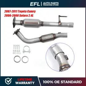 174100h180 Efl Direct Fit Toyota Camry 2007-2011 2.4l Front Flex Pipe With Catalytic Converter