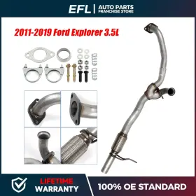55661 Efl Front Exhaust Flex Pipe For Ford Explorer 3.5l 2011-2019 Easy To Replace