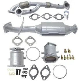 14411198 Evan Fischer New Catalytic Converter Kit For 2002-2005 Kia Sedona Front And Rear 4pc