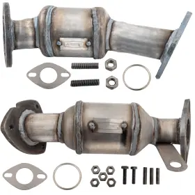 17331928 Evan-fischer Pair Catalytic Converters Set Of 2 Front Driver And Passenger Side For Chevy Gmc