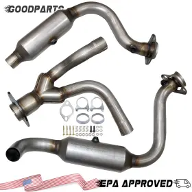 51760 Exhaust Manifold Catalytic Converters For 2008 Ford F-450 Super Duty 6.8l 08-2010 F-250 5.4l