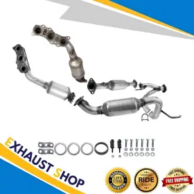 50352 Exhaustdr 16390 16391 52451 Front Rear And Left Right Catalytic Converter Set For 05-11 Toyota Tacoma 4.0l 4wd
