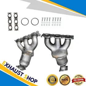 07-10volvoxc90 Exhaustdr 16664 16665 Front Left And Right Side Catalytic Converter Set Fit 3.2l New