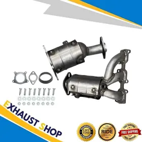 16719 Exhaustdr 16720 Catalytic Converter Set Fits 2011 2012 2013 2014 Ford Edge 3.7l Front And Rear New