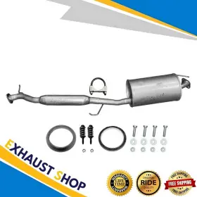 144cid Exhaustdr 56124 Exhaust Muffler Assembly Fits 2003-2011 Honda Element 2.4l L4 2354cc/144cid